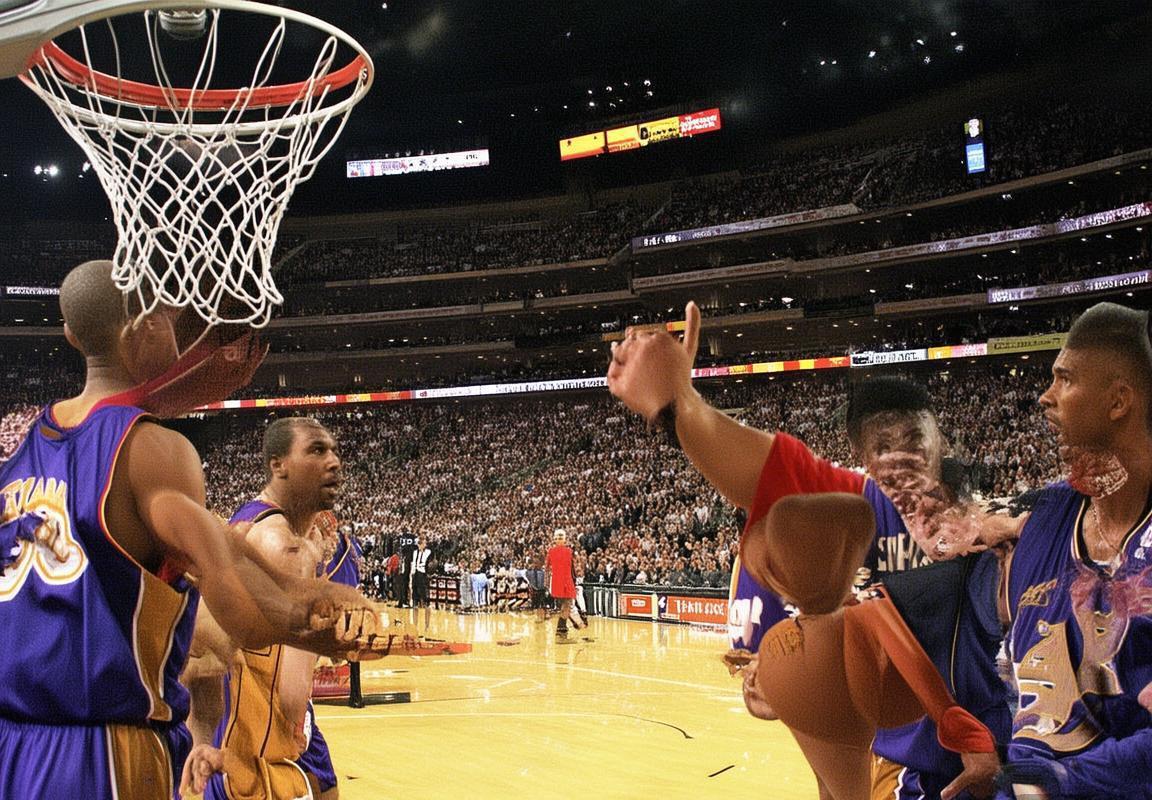 2004年NBA季后赛经典对决：科比奥尼尔VS姚麦火花碰撞